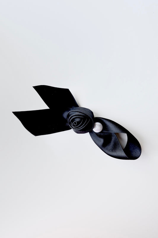 Nocturne Bow Hair Clip